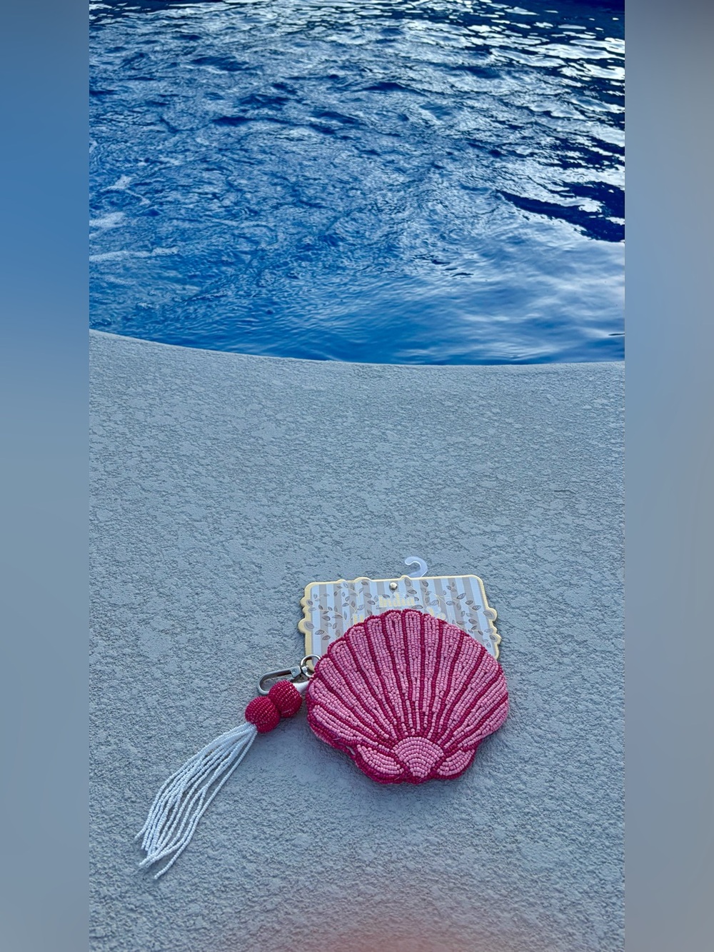 VIRAL BEADED BAG - PINK SEASHELL WALLET 2026 - Picture 5 of 9